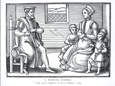 Une famille puritaine, de 